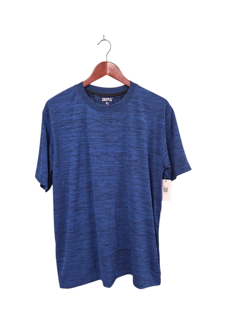 SPX New‎ Mens Blue Pullover Shirt Athletic Workout Outdoor Track Size XL